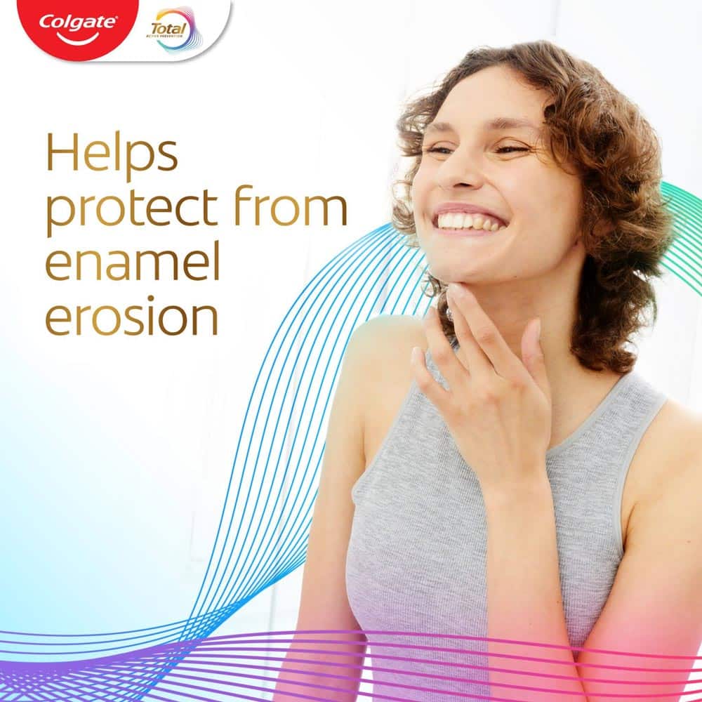 Brush thoroughly at least twice a day