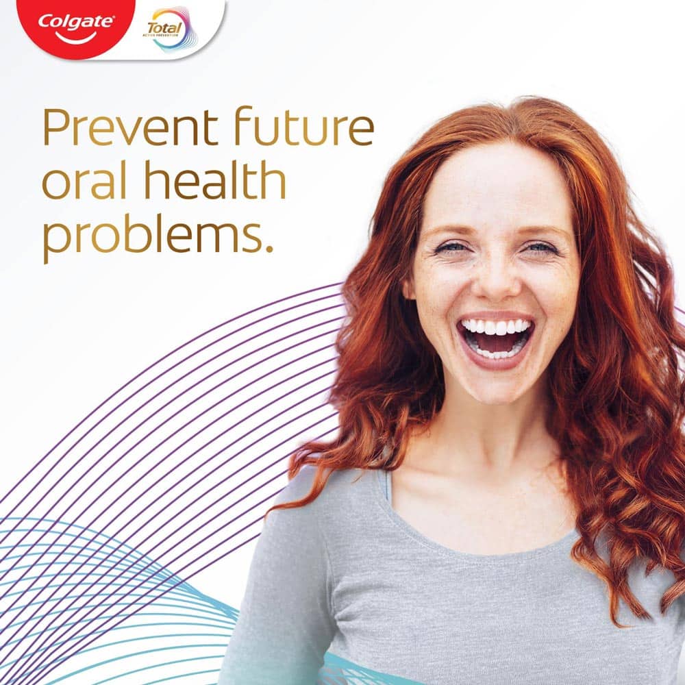 Brush thoroughly at least twice a day