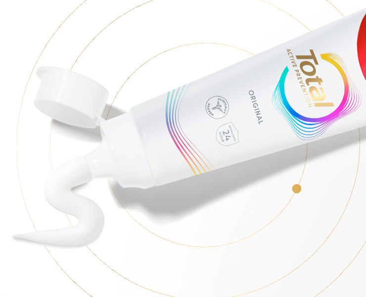 Colgate total toothpaste Deep Clean Waves