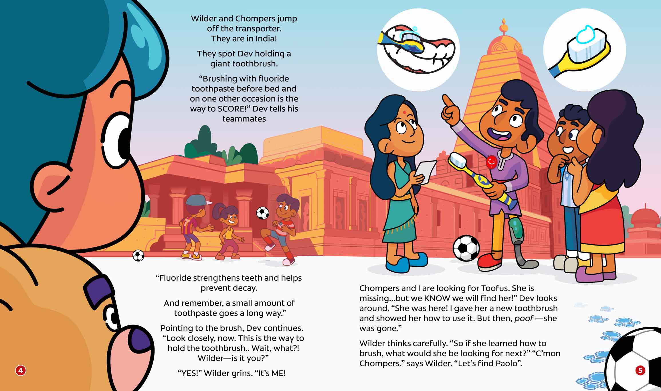 Back from the Molar System; The Search for Toofus Page 4-5