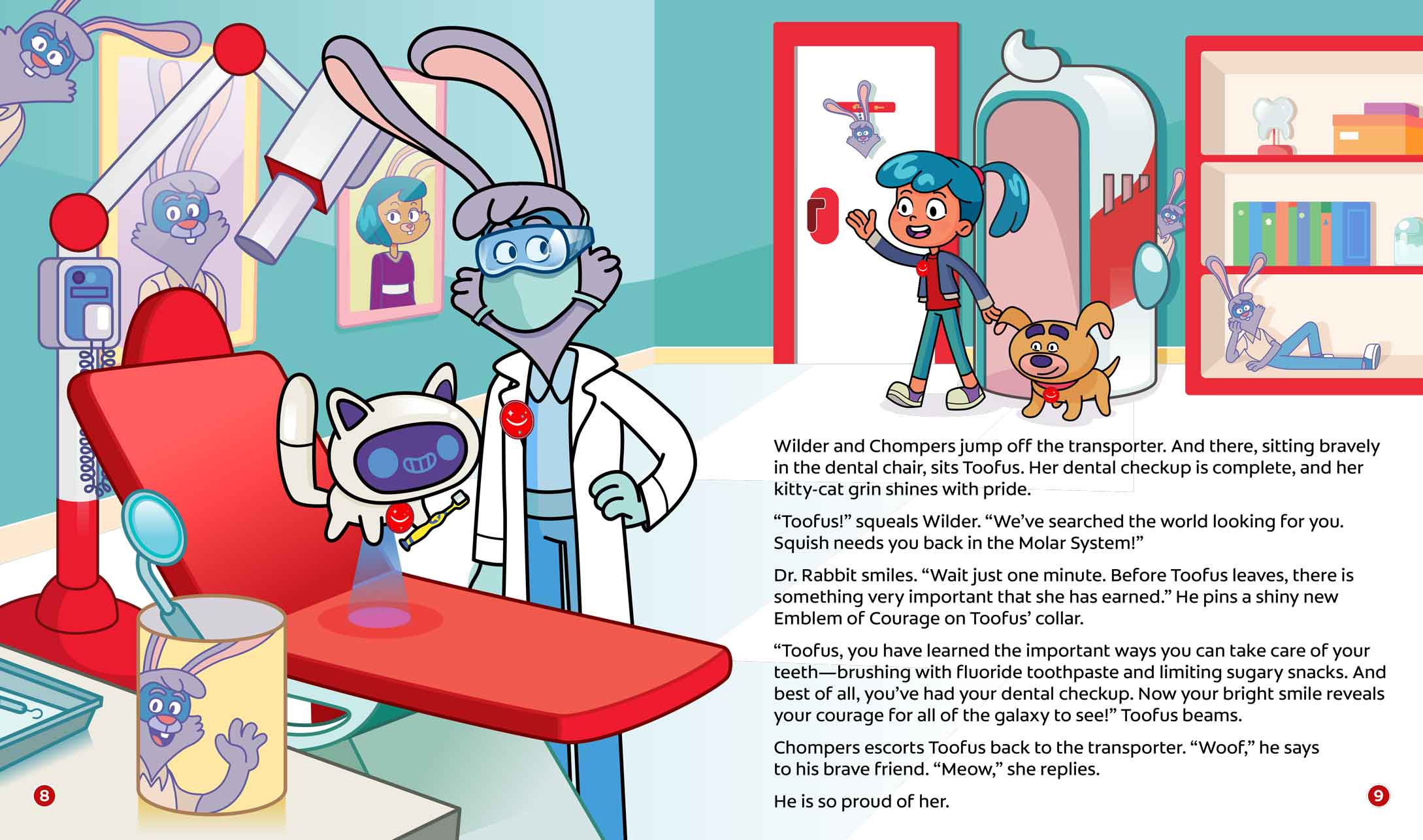 Back from the Molar System; The Search for Toofus Page 8-9