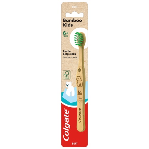 Colgate<sup>®</sup> Koala Bamboo Kids Toothbrush, 6+ Years