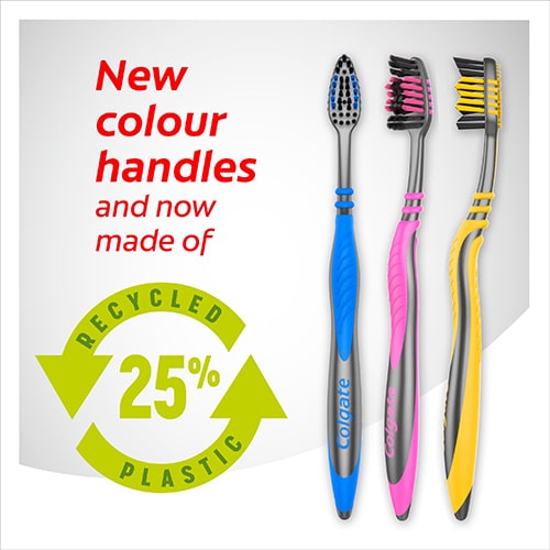 New colour handles and now made of 25% recycled plastic