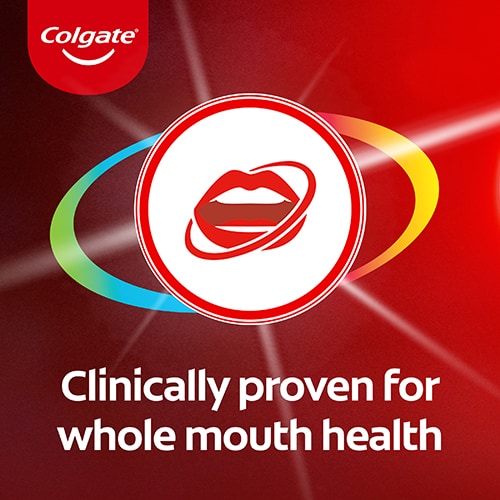 Clinically proven for whole mouth health