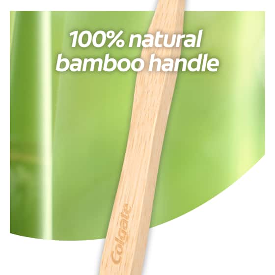 100% natural bamboo handle